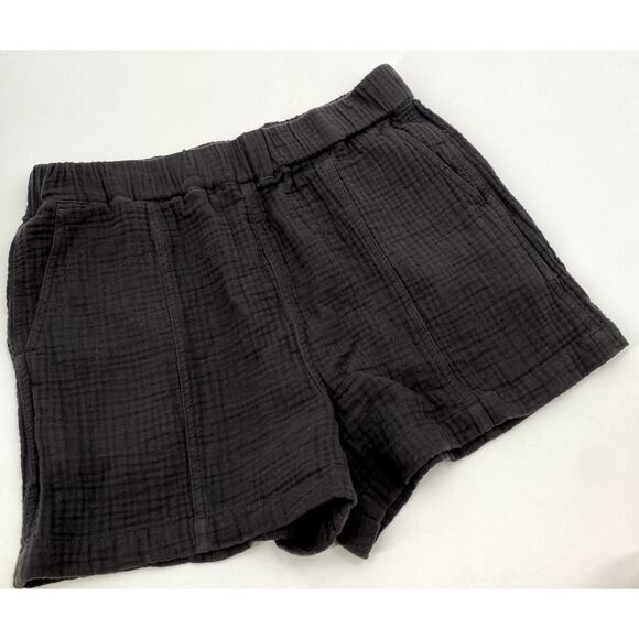 Madewell gray Easy Pull-On Shorts in Lightspun - Picture 4 of 10